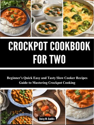 cover image of Crockpot Cookbook for Two